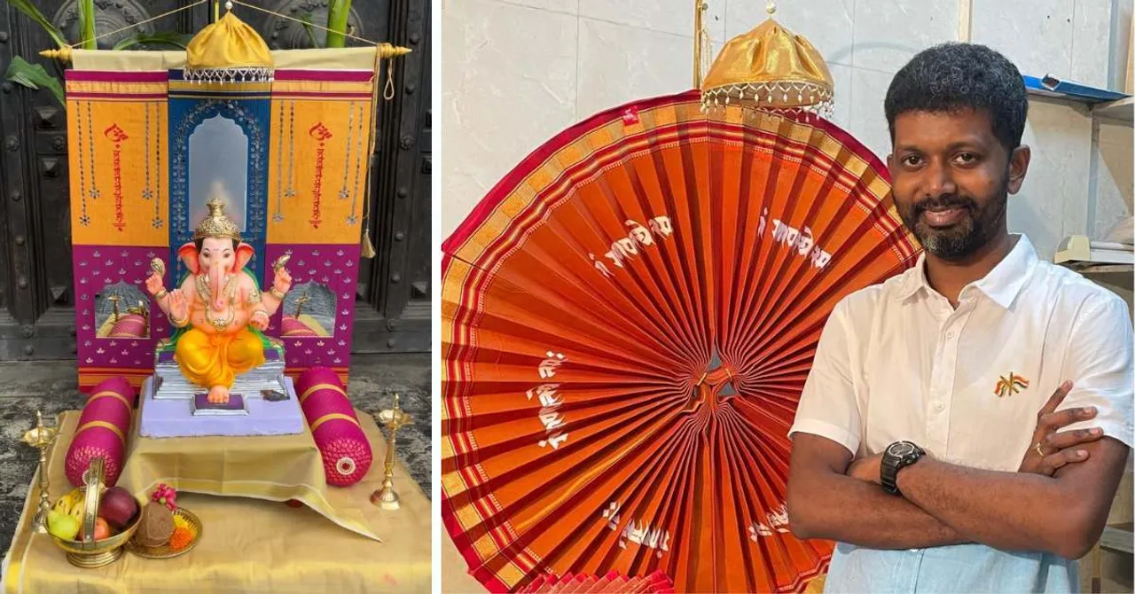 Thane Man Turns Heritage Fabric Into Eco-Friendly Makhar, Gets Sold Out Every Ganesh Chaturthi