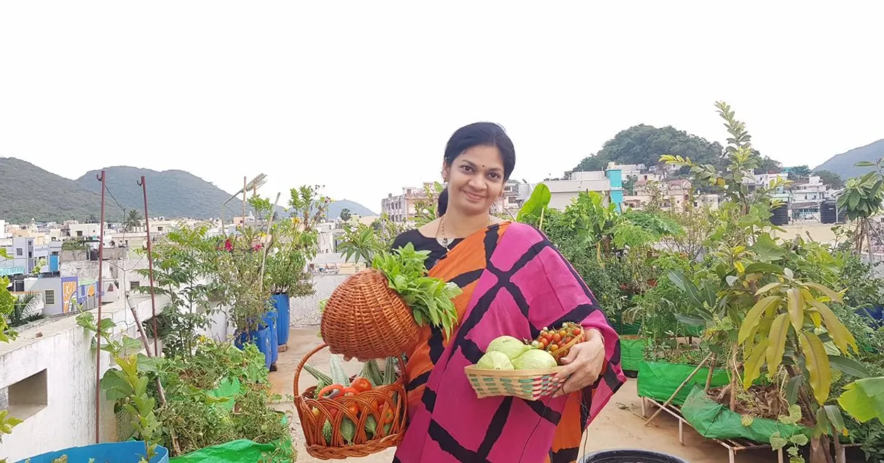 How This Homemaker is Cultivating 500+ Varieties of Veggies & Fruits on Her Terrace