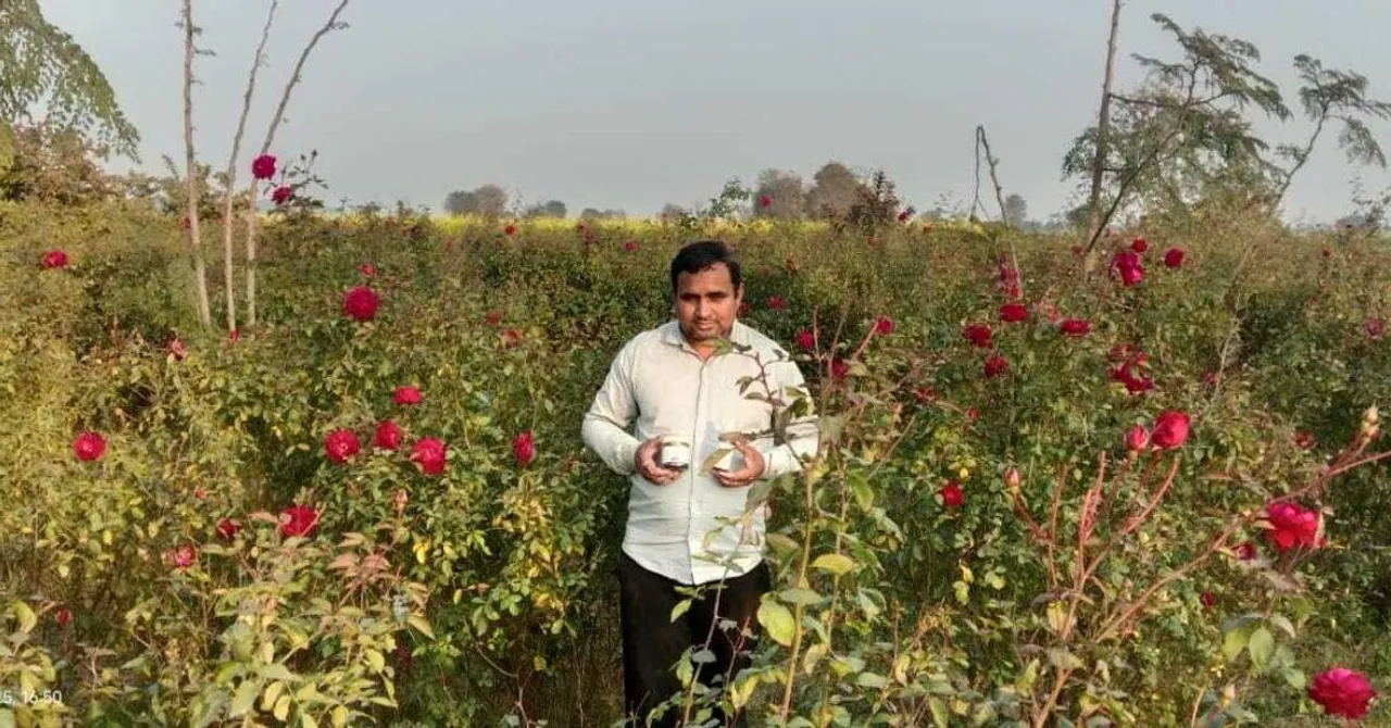 This Security Guard Quit His Job To Run a Thriving Rose Farming Biz, Earns Rs 50K/Month