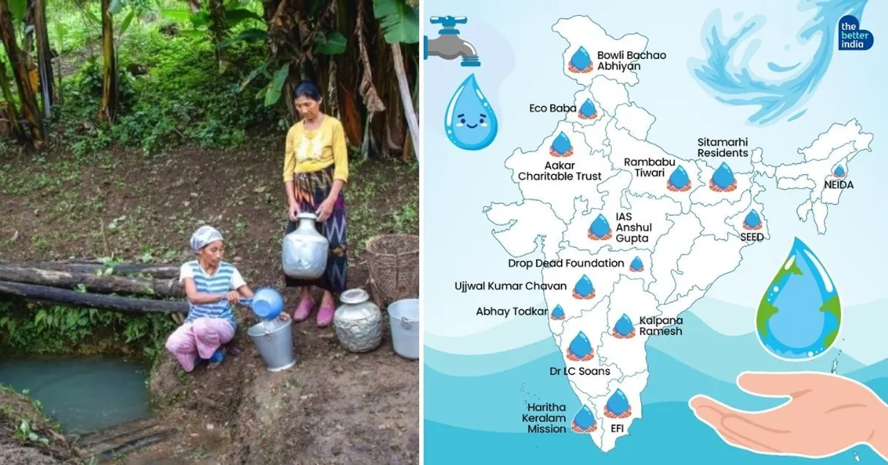 A Map of India’s Most Remarkable Water Conservation Efforts: From Kashmir to Tamil Nadu