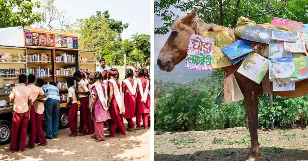 From Horses to Vans: How India’s Mobile Libraries Are Bringing Books to Kids and Seniors