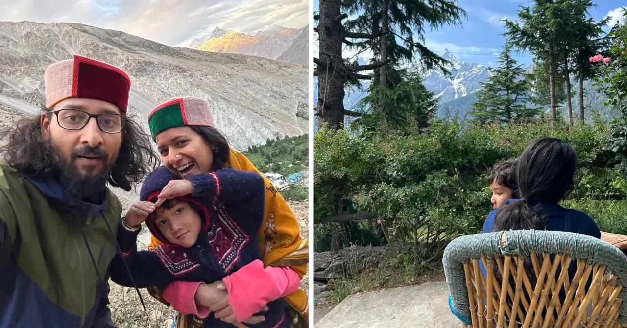 This Indian Family Left Singapore to Let Their Child Learn Without School in the Hills of Uttarakhand