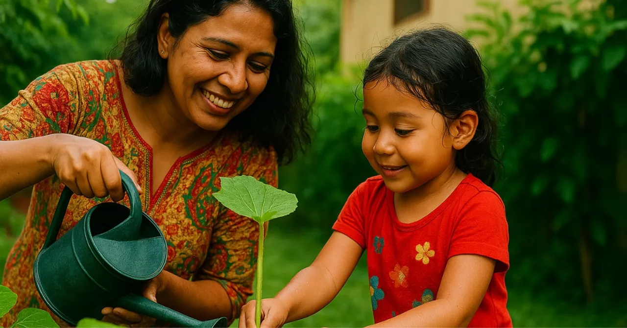 How to Grow Bottle Gourd with Your Kids This Monsoon: Easy, Joyful, & Messy Fun