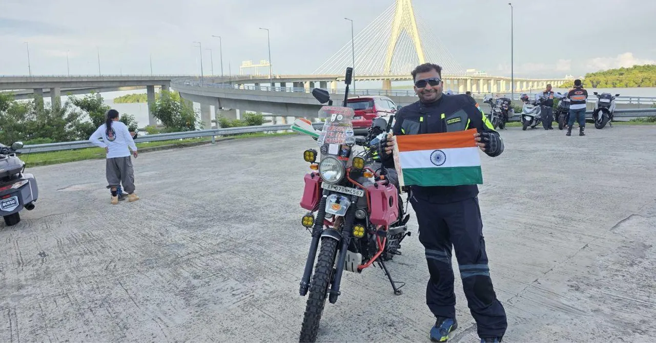 This Solo Biker from Andhra Rode Across 12 Nations, Funding Surgeries & Planting 700+ Trees