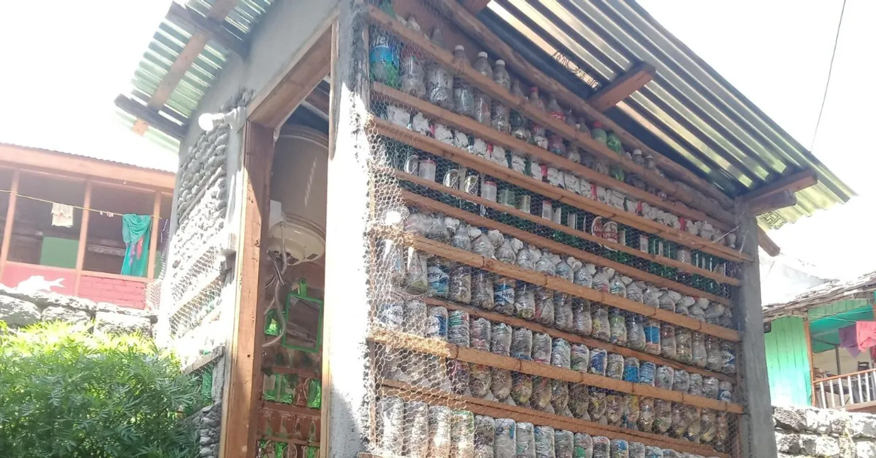 How Plastic Bottles Were Turned Into Toilets & Classrooms — While Cutting 2.3 Lakh Kg CO₂