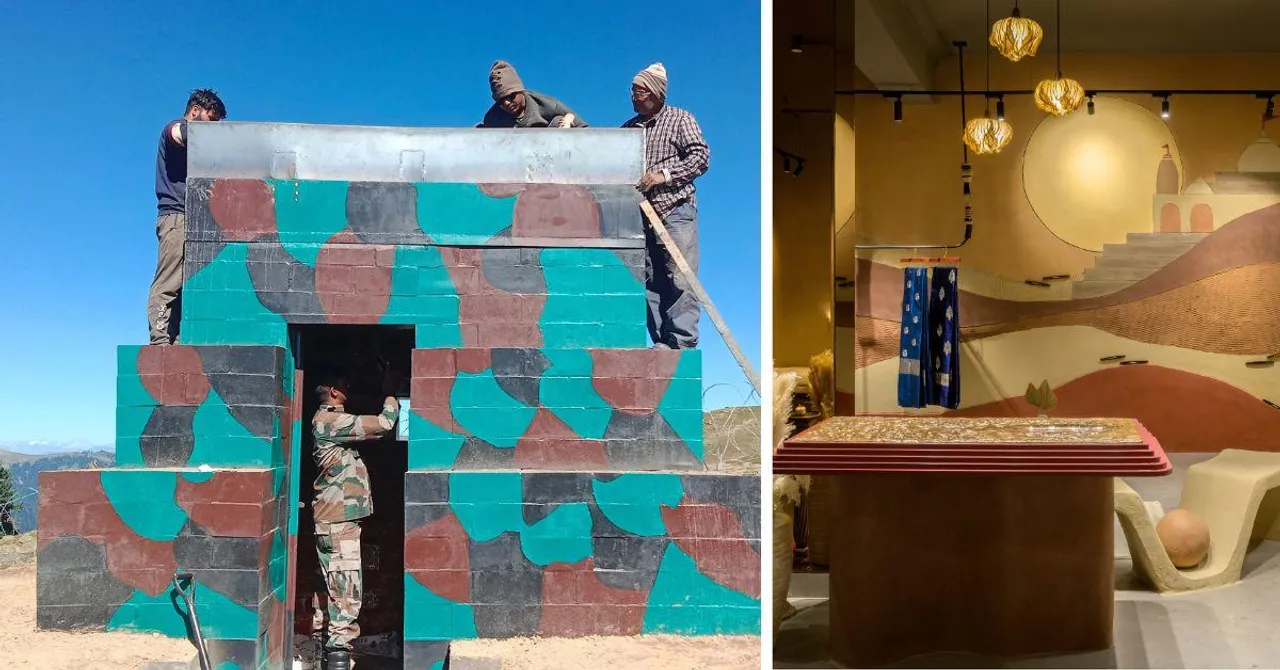 3 Indian Structures That Replaced Concrete — One’s a Bunker Built From Plastic Waste at 14000 Ft