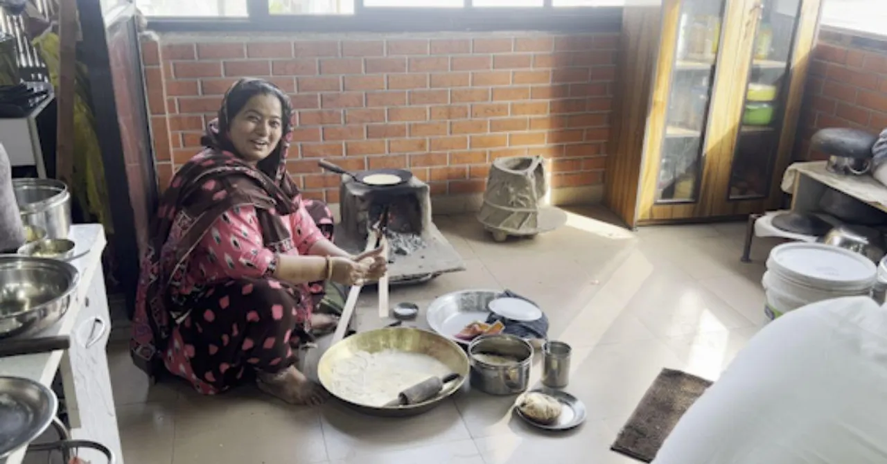 Ex-Teacher Turns Rooftop Into Dhaba, Serves Traditional Haryanvi Food Cooked Over Fire