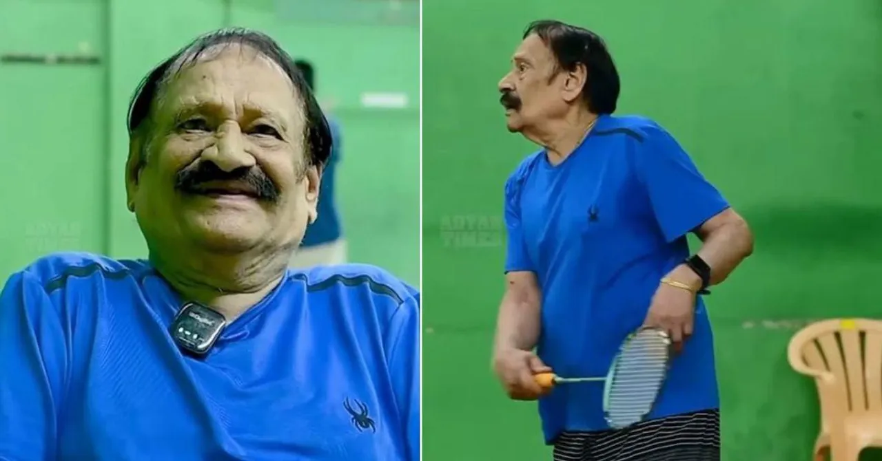 91-YO Badminton Player From Chennai Proves Age Is No Barrier To Fitness