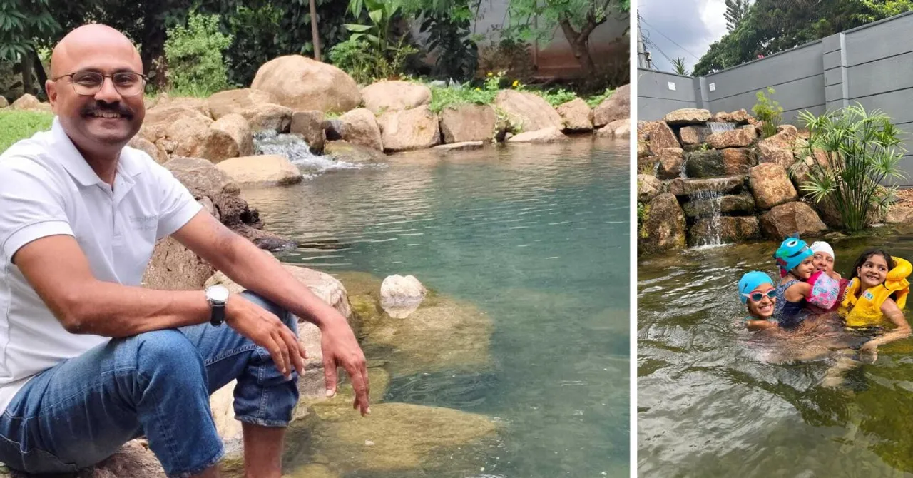 Coimbatore CA Built a Natural Pool for His Son, Now Earns Rs 3 Cr/Year From Eco-Friendly Pools