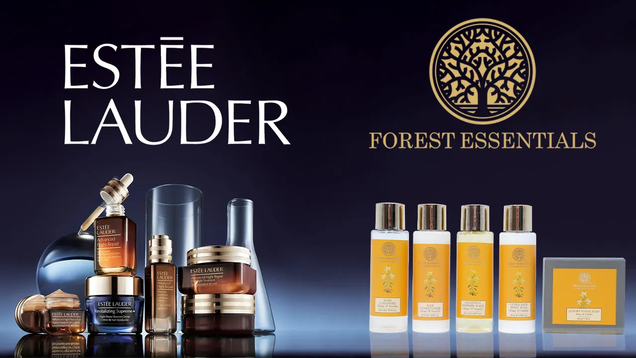 Estee Lauder  and  Forest Essentials