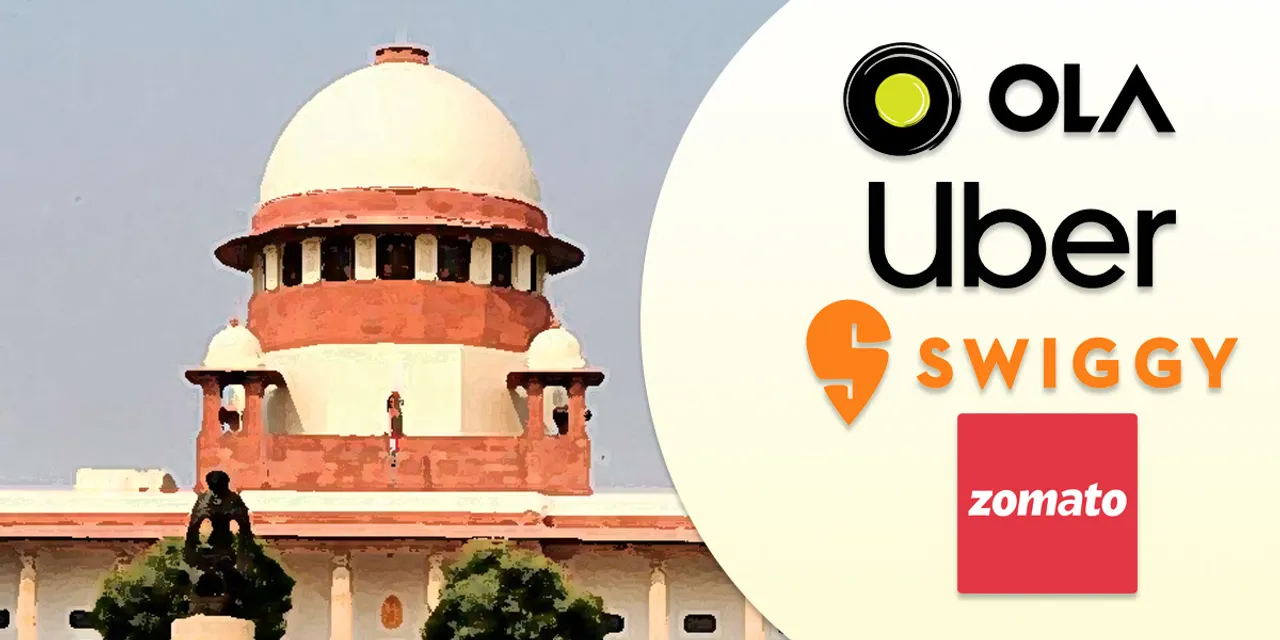 Plea in SC seeks social security benefits for Ola, Uber, Swiggy, Zomato workers