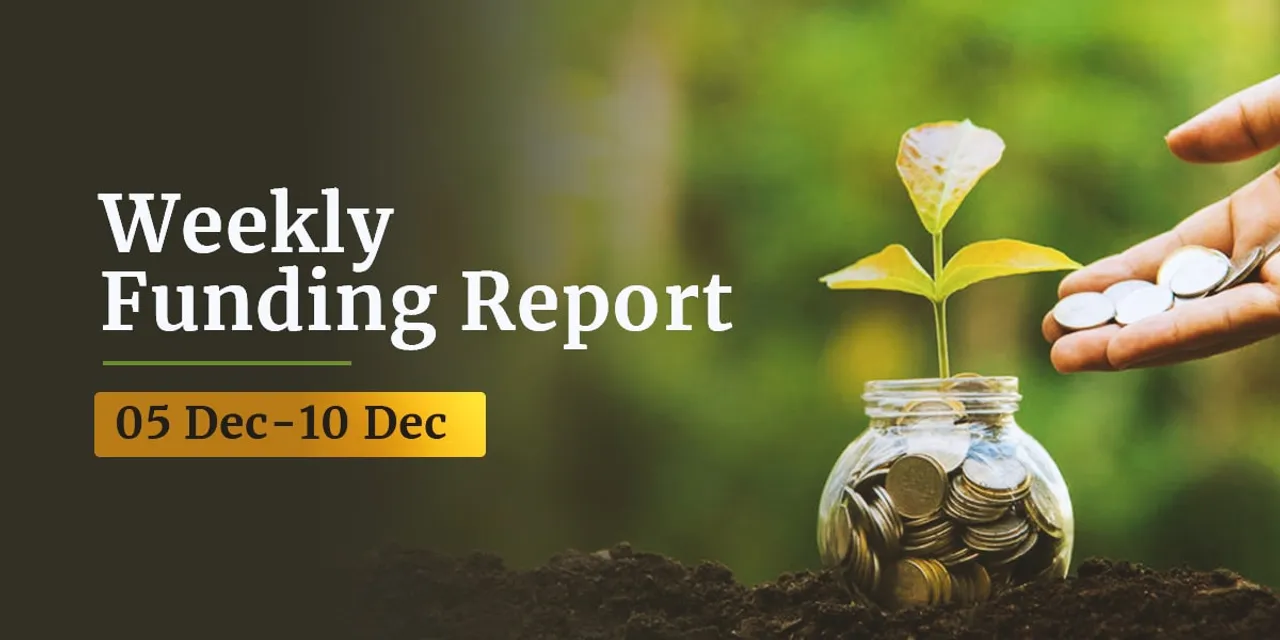Funding and acquisitions in Indian startups this week [05-10 Dec]