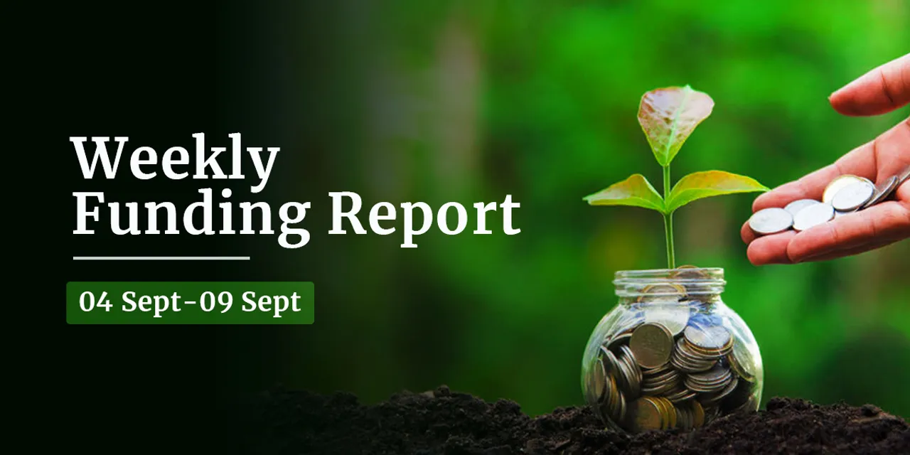 Funding and acquisitions in Indian startups this week [04-09 Sep]