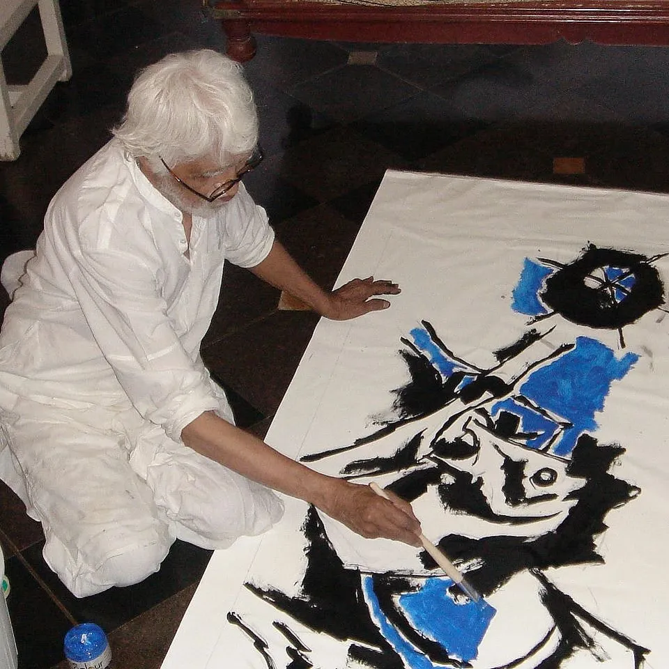 MF Husain's obsession with fame was matched only by his genius for art