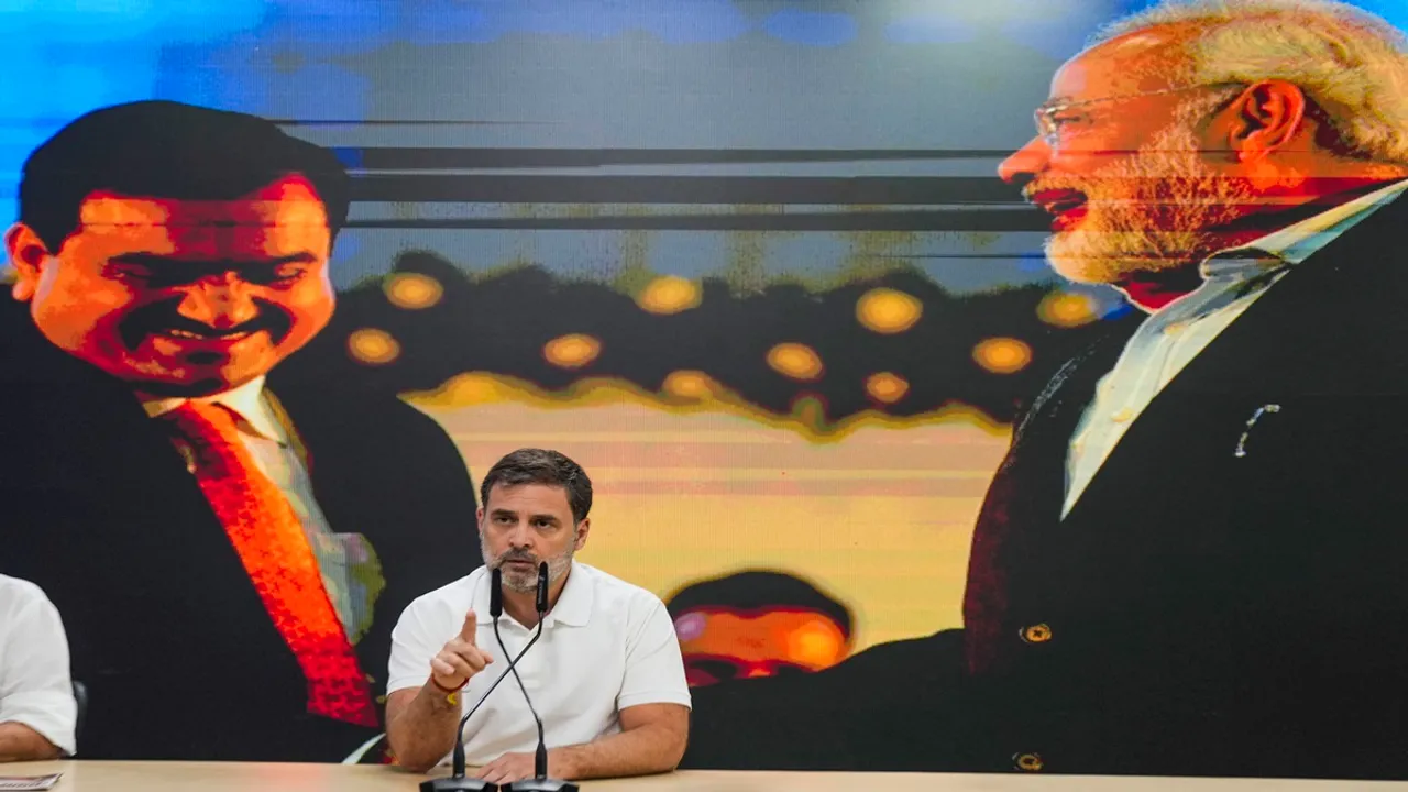 Congress Vs BJP over Adani, Adani allegations news, Rahul Gandhi Adani arrest, BJP on Adani controversy, Adani bribery allegations Hindi, अडानी विवाद बीजेपी कांग्रेस, राहुल गांधी अडानी गिरफ्तारी, गौतम अडानी रिश्वतखोरी विवाद, कांग्रेस भाजपा अडानी पर आरोप, संसद सत्र अडानी विवाद