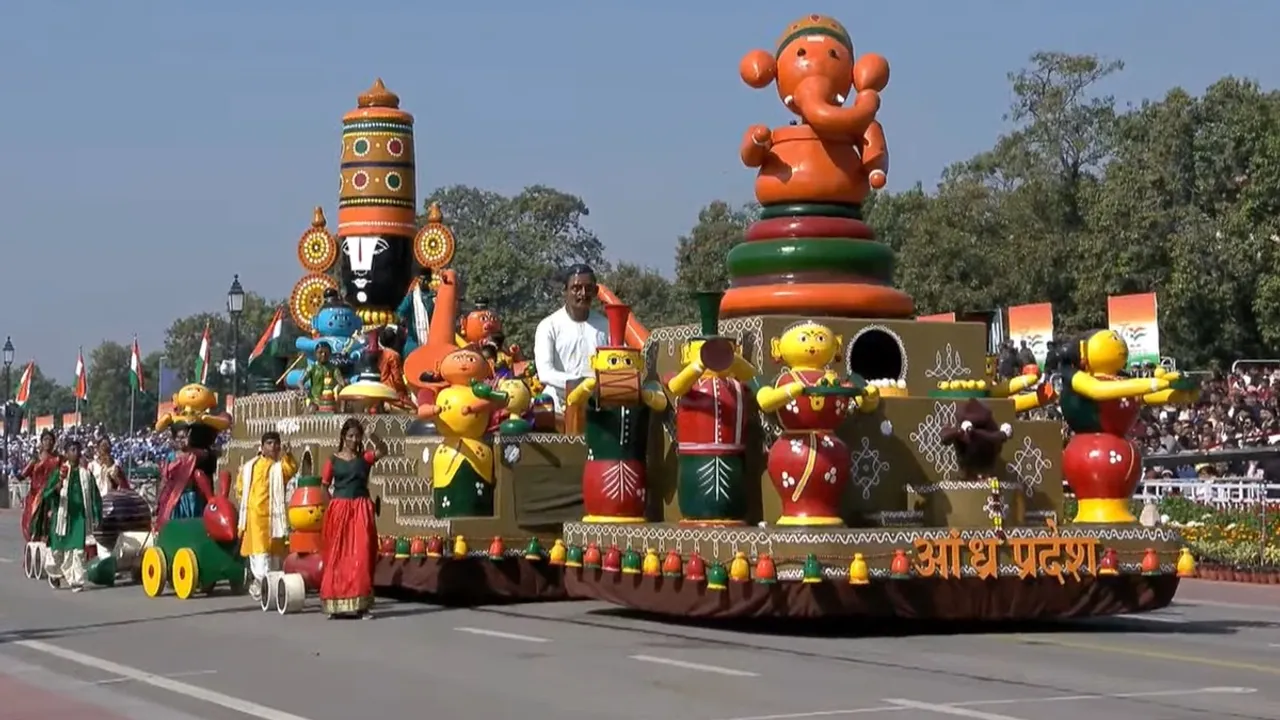Andhra Pradesh R day Tablaux