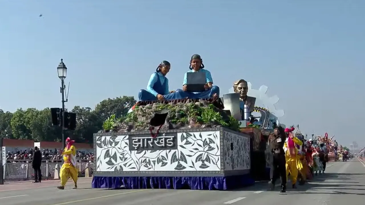 Jharkhand R day Tablaux