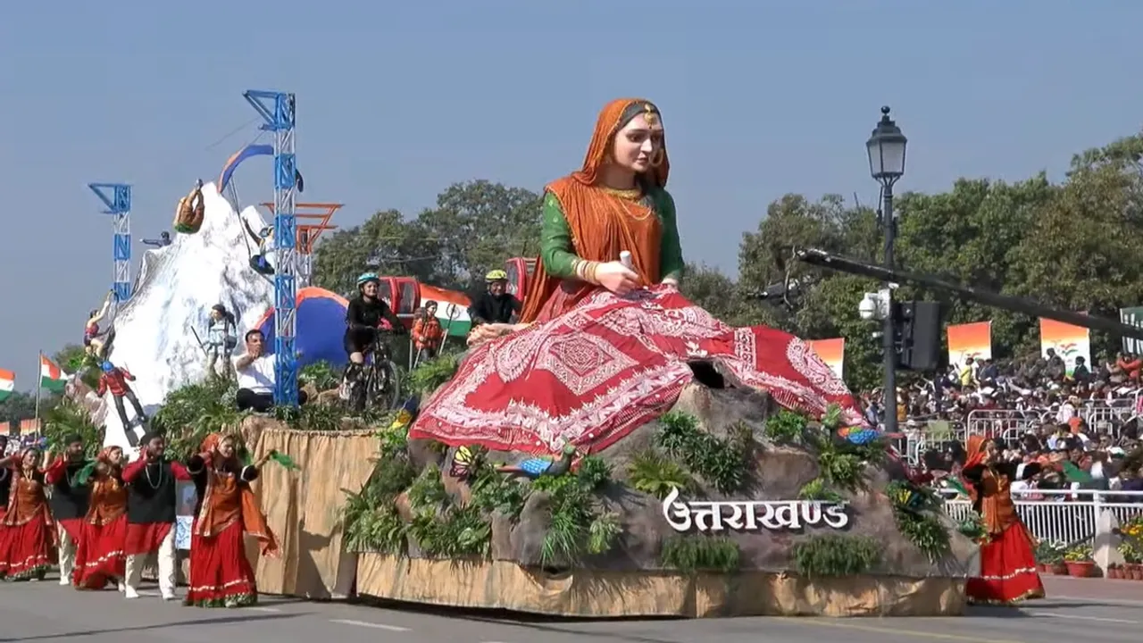 Uttarakhand R day Tablaux