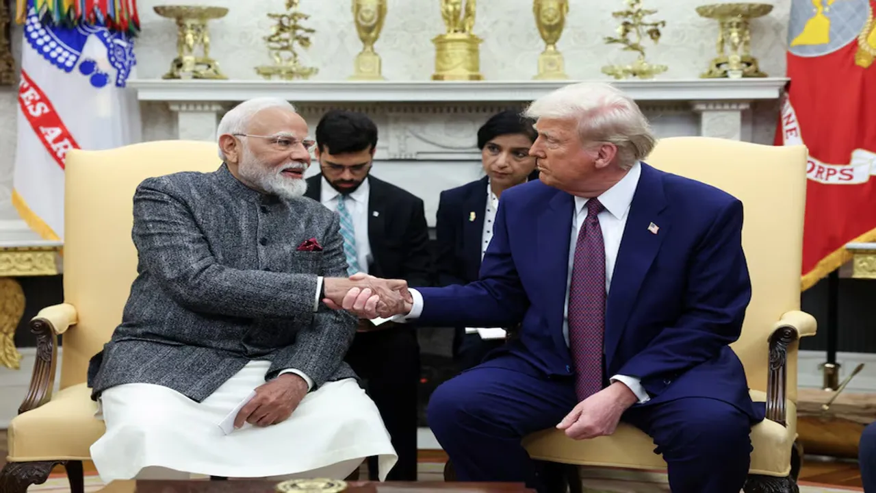 Narendra Modi Trump Meet