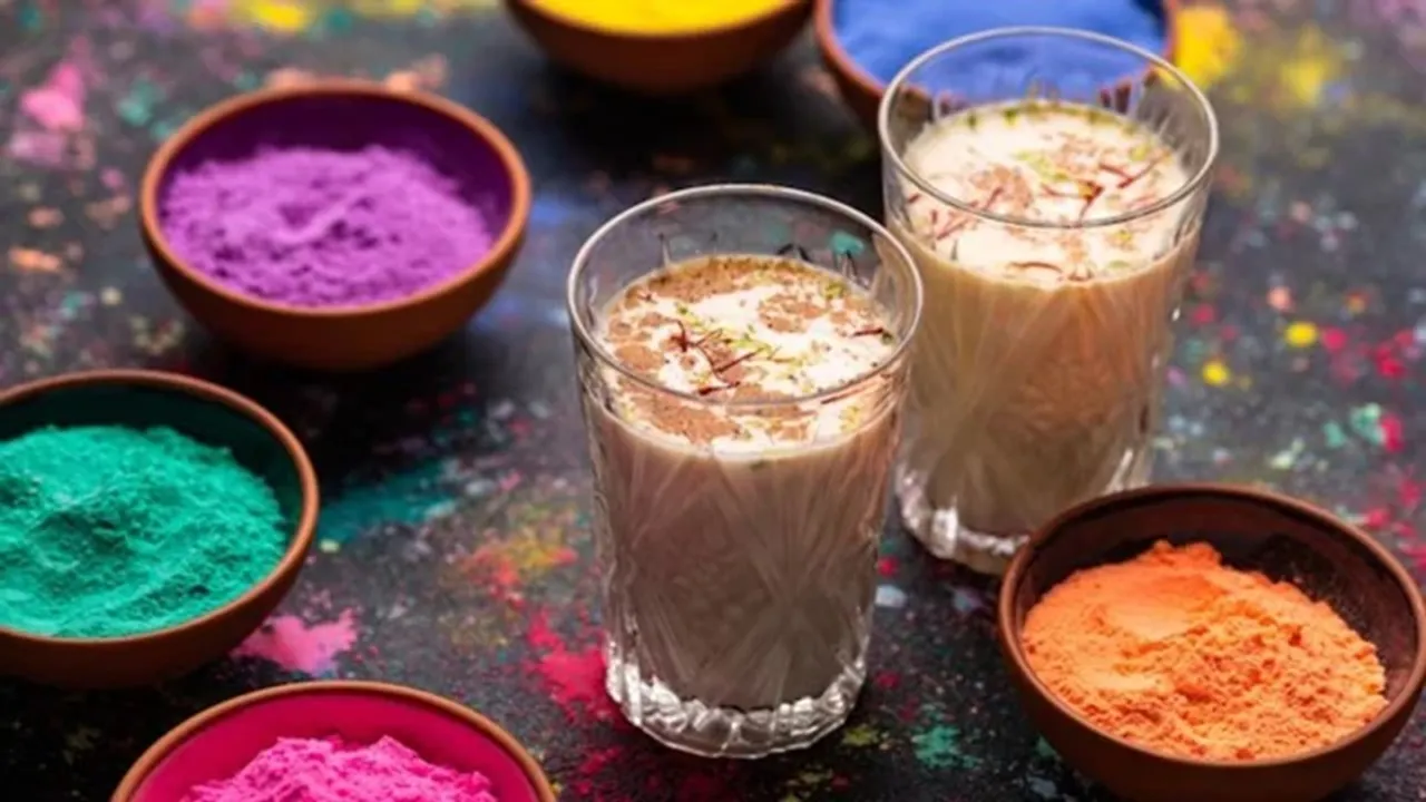 Holi Drink, Bhang Drink, Bhang Recipe, Cannabis indica
