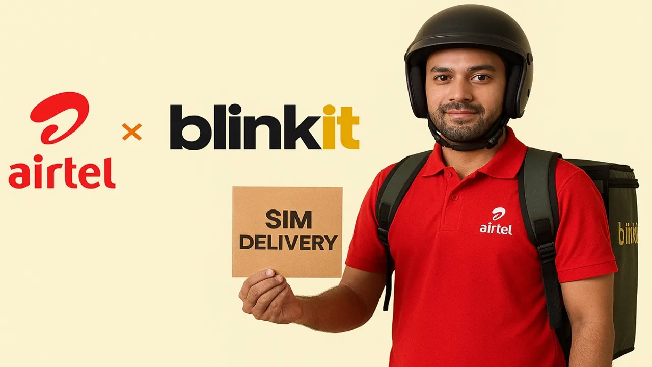 airtel, blinkit, airtel partner with blinkit, airtel sim card