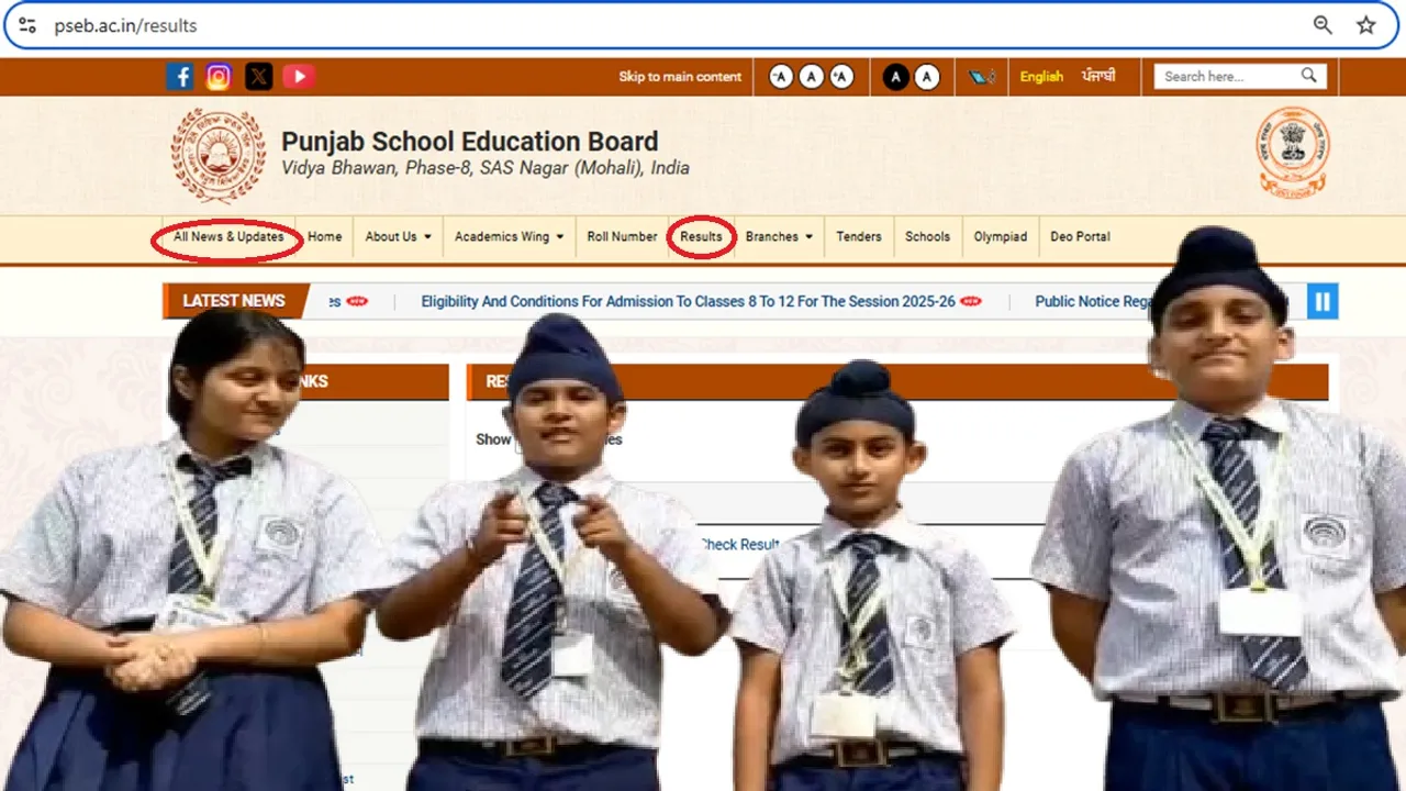 PSEB Class 10 12 Result 2025