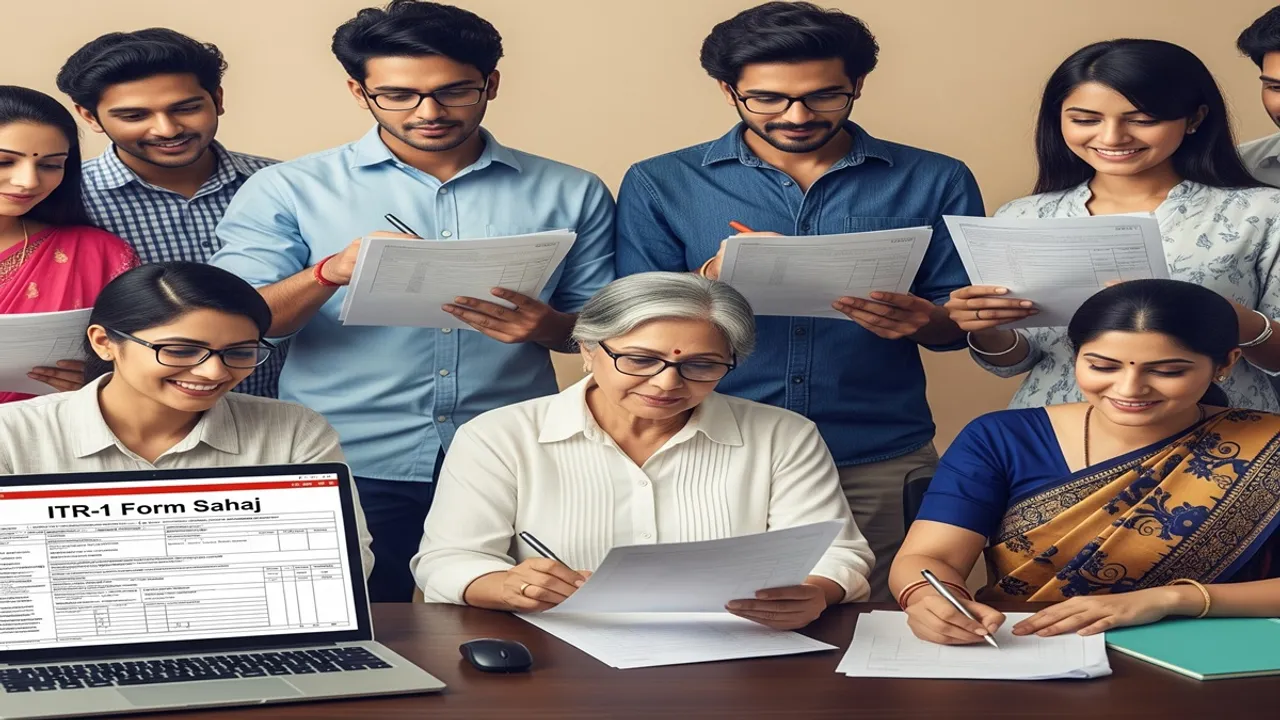 ITR 1 Form Sahaj AI Image by Gemini