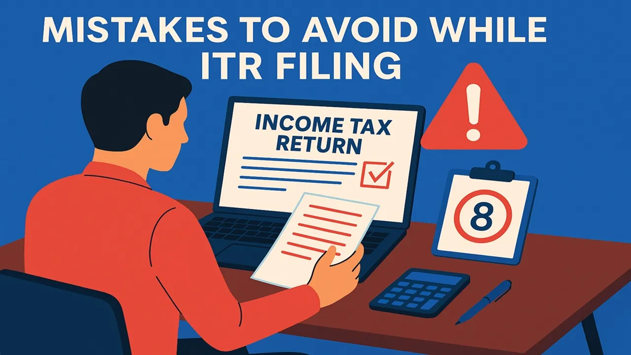 Common Mistakes To Avoid While ITR Filing