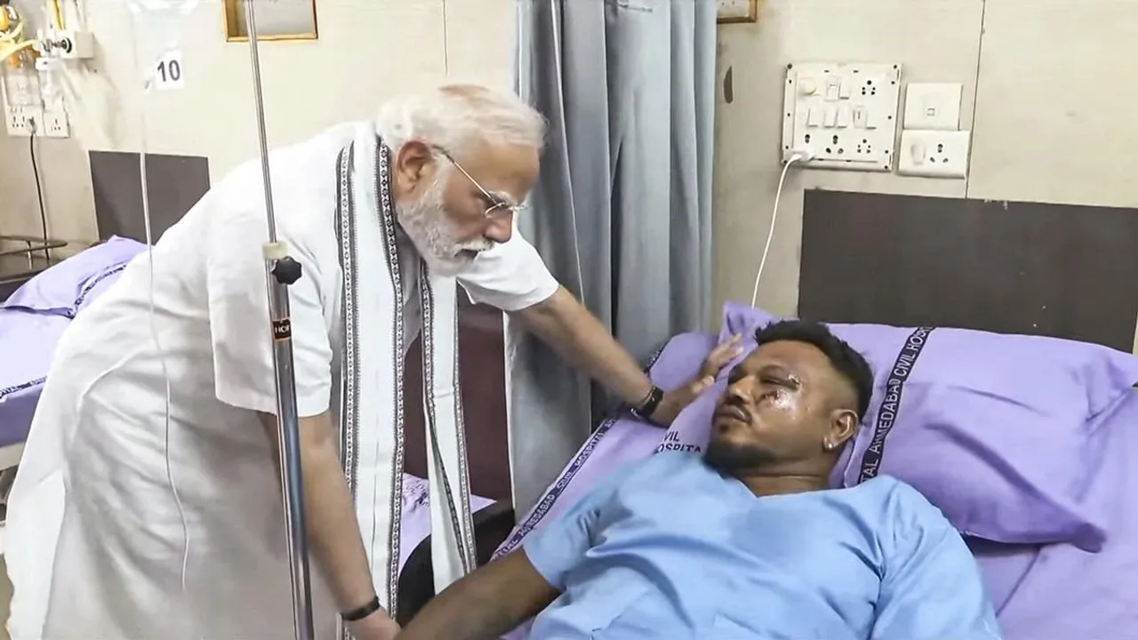 Narendra Modi Ahmedabad Civil Hospital