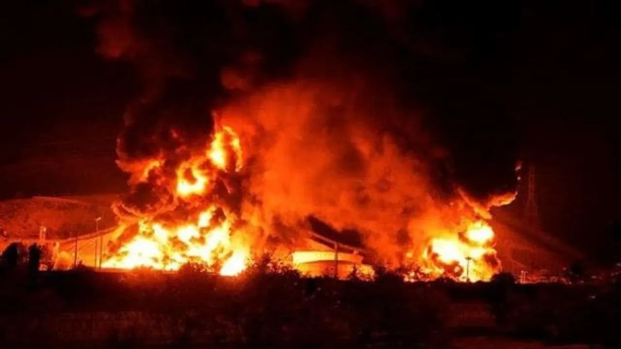 Irans oil facility that was hit was israeli strikes
