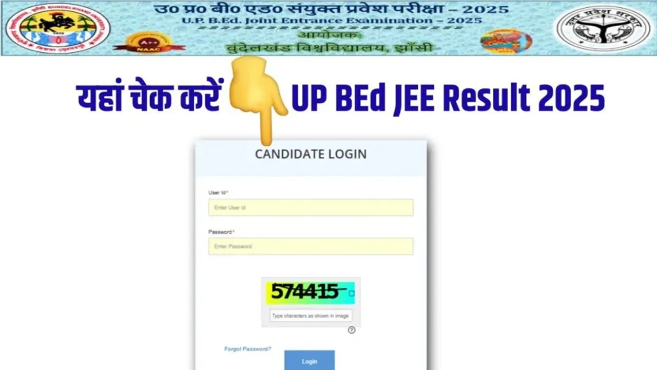 UP BEd JEE 2025 at bujhansi ac in