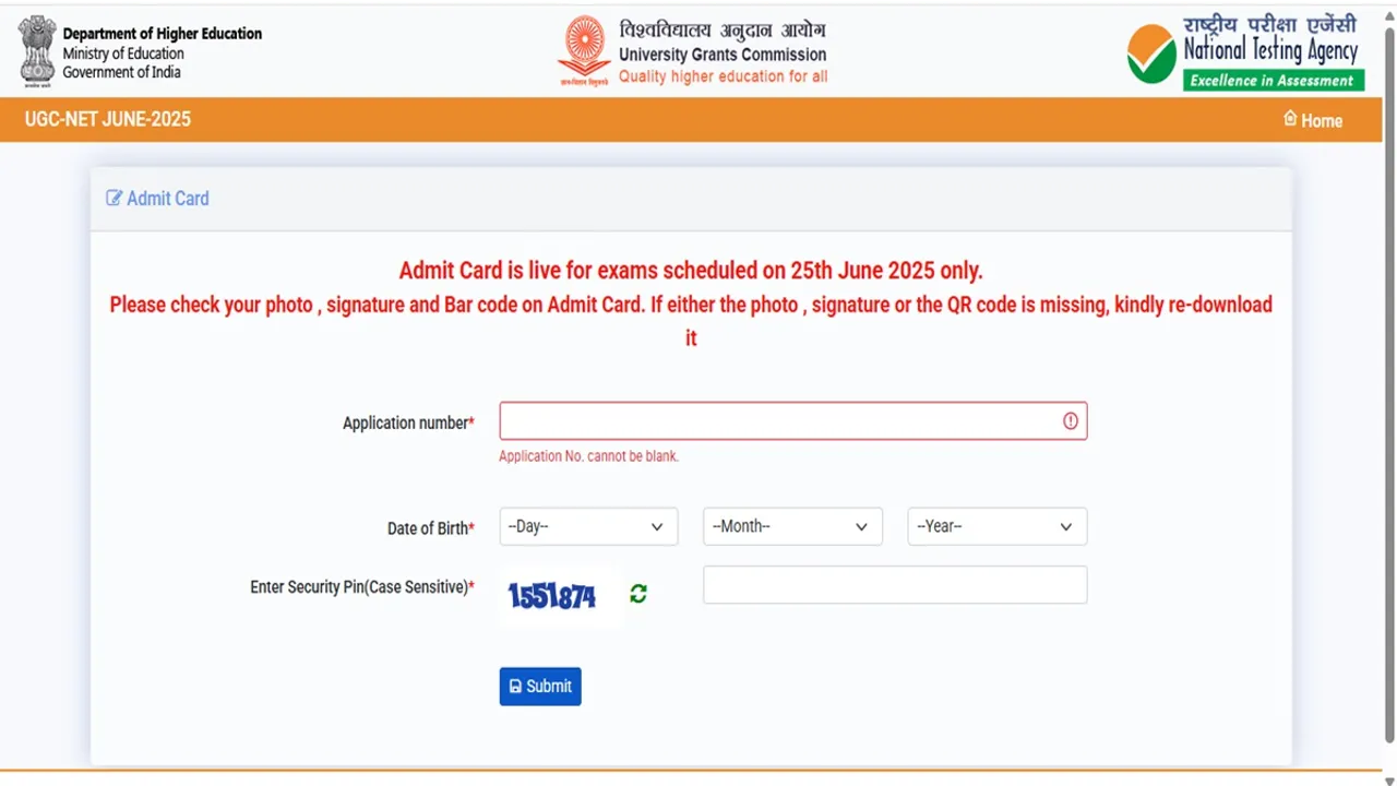 UGC NET Admit Card, ugc net, nta ugc net, ugc net 2025