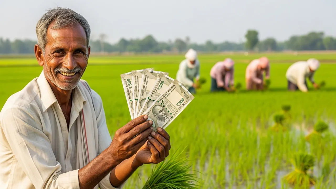 PM Kisan 20th Installment B AI Image
