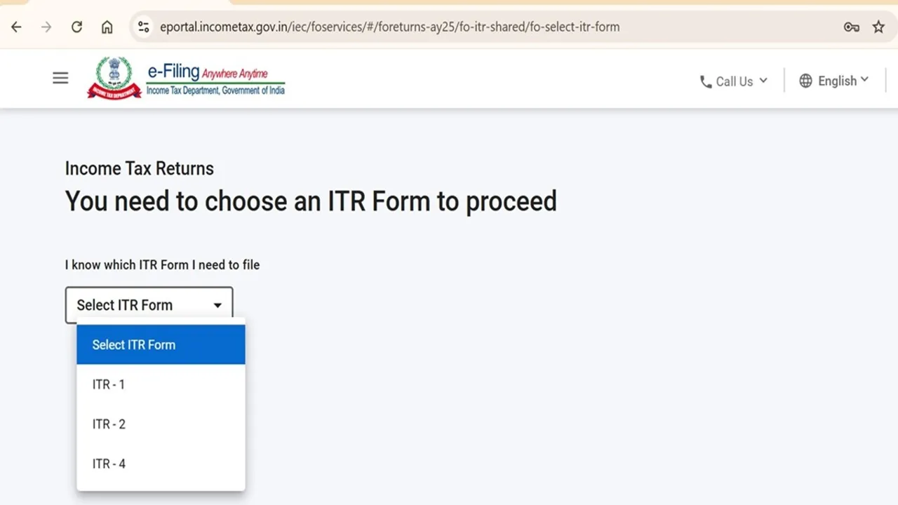 Online ITR-2 filing enabled with pre-filled data