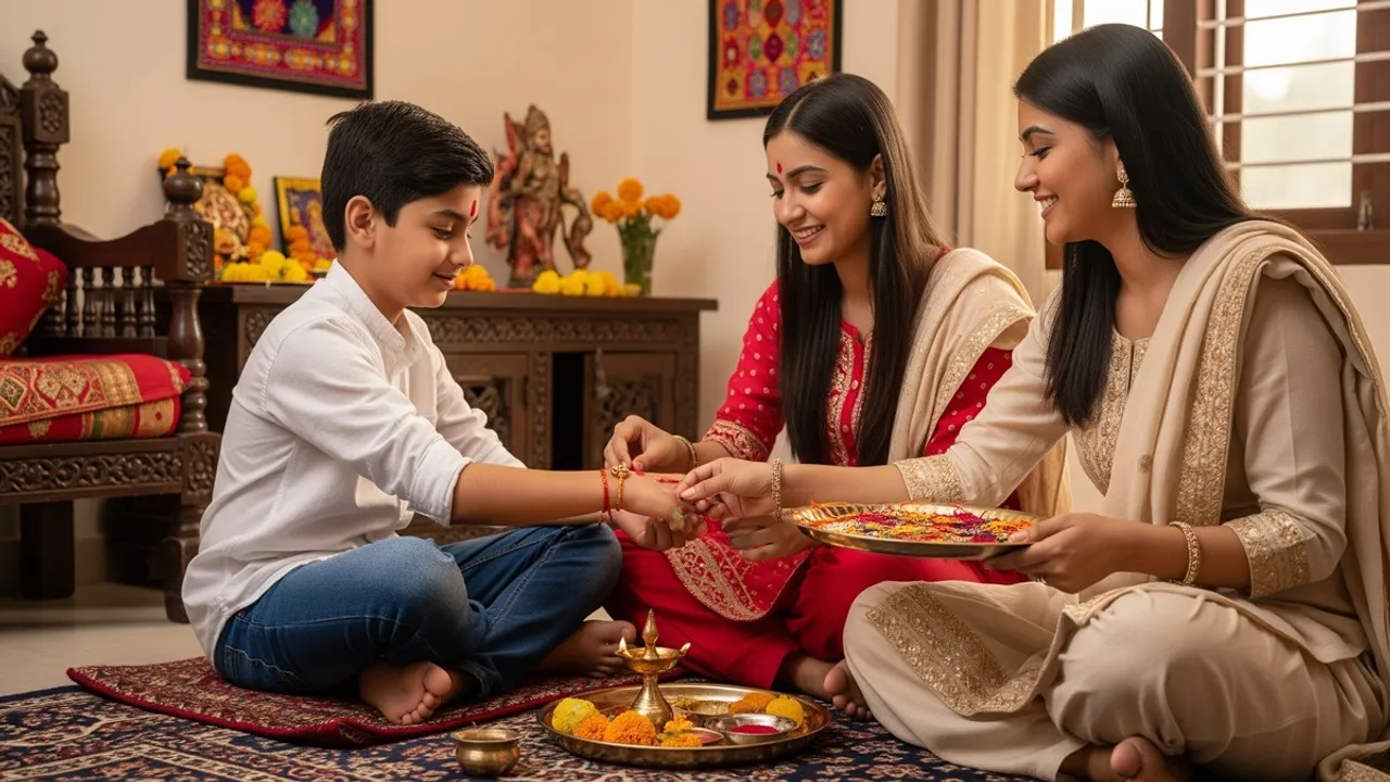 Raksha Bandhan 2025 Rakhi AI Image