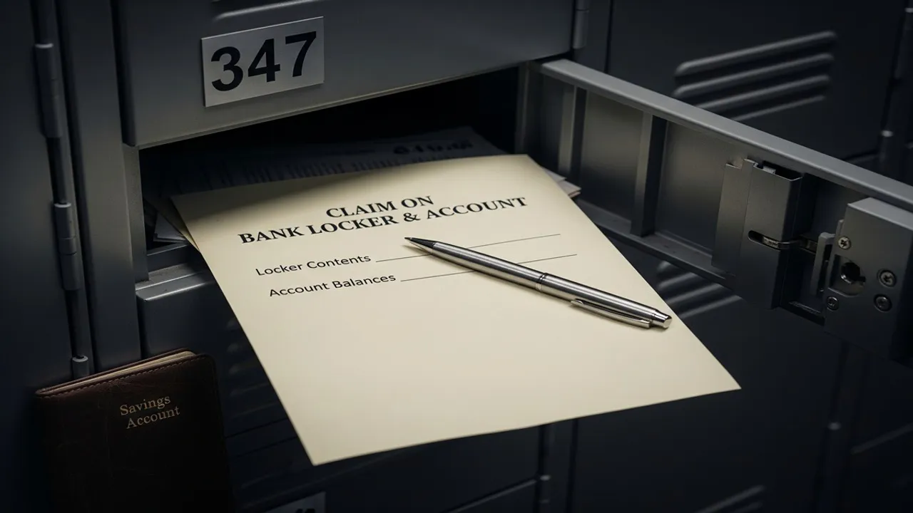 claim on bank account, claim on bank locker, rbi new rules, deceased persons bank account and lockers
