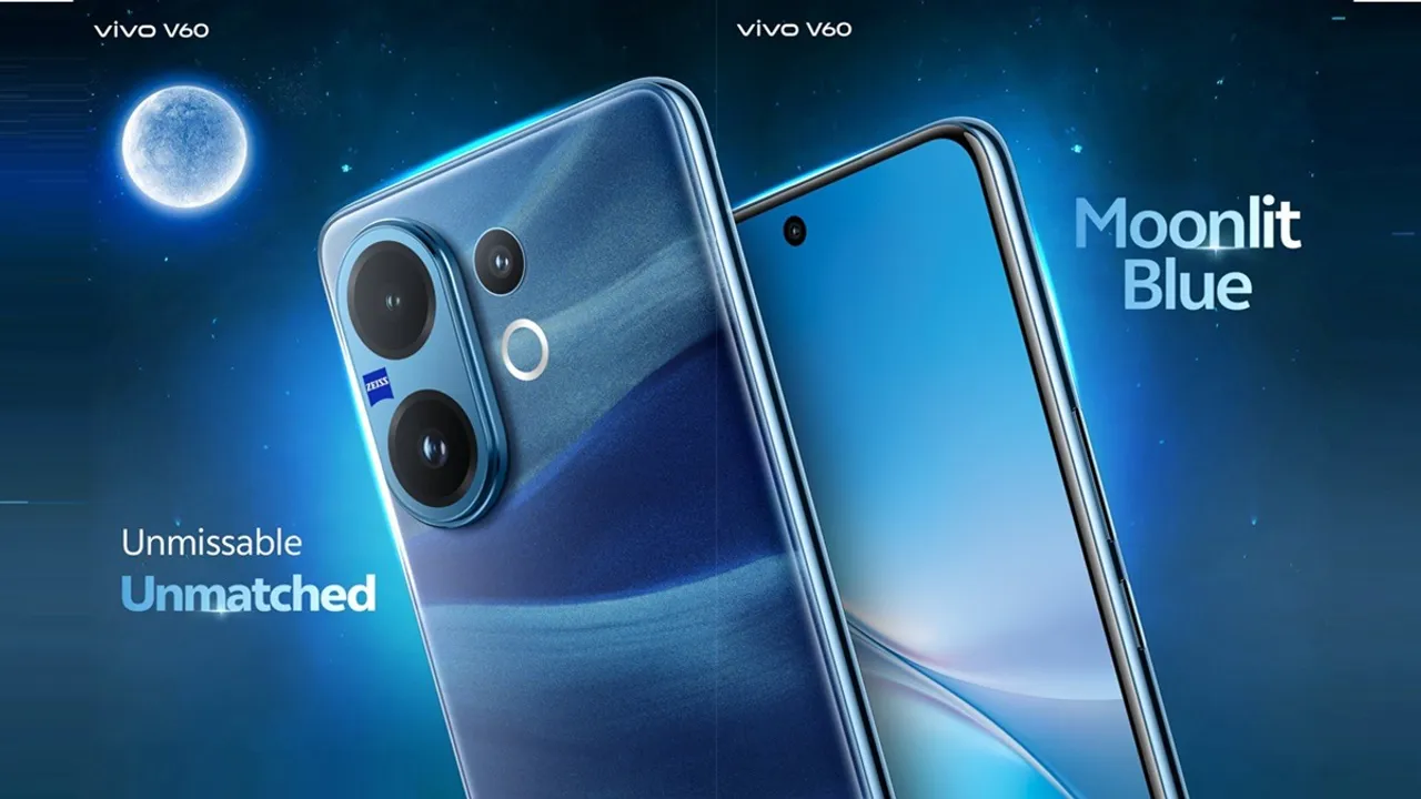 Vivo V60 5G Launched, Vivo V60, Vivo V60 5G लॉन्च, Vivo V60 कीमत, Vivo V60 फीचर्स, Vivo V60 स्पेसिफिकेशन, Vivo V60 कैमरा डिटेल्स, Vivo V60 AI फीचर्स, Vivo V60 बैटरी, Vivo V60 Snapdragon प्रोसेसर, Vivo V60 फास्ट चार्जिंग, Vivo V60 लॉन्च डेट, Vivo V60 ज़ाइस कैमरा, Vivo V60 एंड्रॉयड 15, Vivo V60 प्रीमियम फोन, Vivo V60 वॉटरप्रूफ, Vivo V60 90W चार्जिंग, Vivo V60 16GB RAM, Vivo V60 512GB स्टोरेज, Vivo V60 डिस्प्ले फीचर्स, Vivo V60 50MP सेल्फी कैमरा