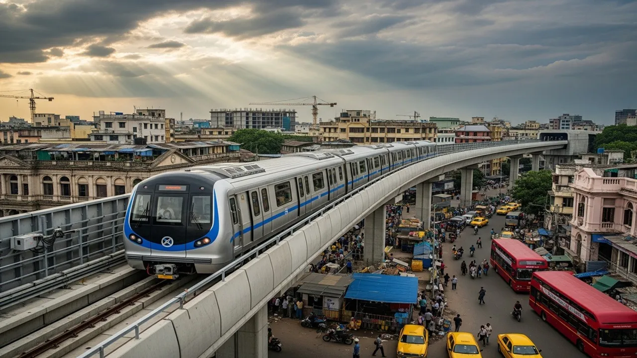 kolkata metro lines, pm modi, kolkata transport system