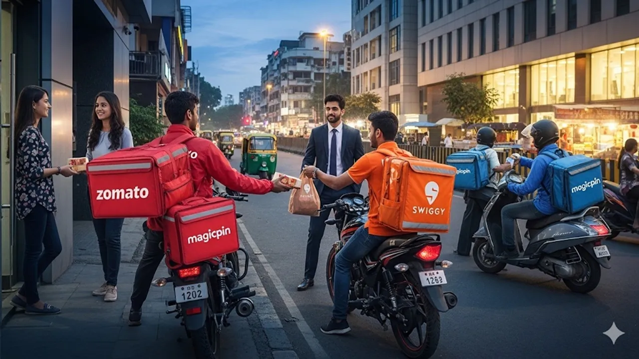 Zomato Swiggy and Magicpin