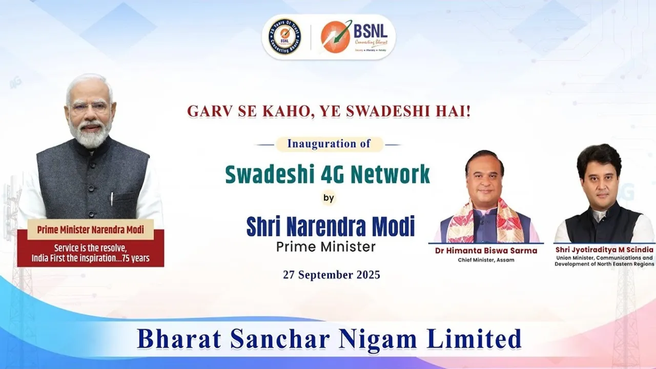 PM Modi to Launch BSNL 4G Network 2