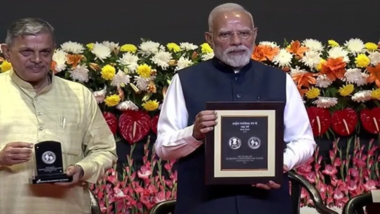 PM Modi releases new coin, RSS 100 years commemorative coin, Indian currency new 100 rupees coin, Bharat Mata coin launch, 100 rupees coin design 2025, Commemorative coin by PM Modi