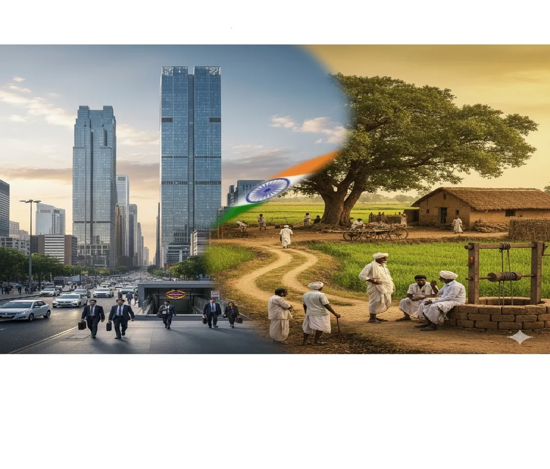urban india vs rural india
