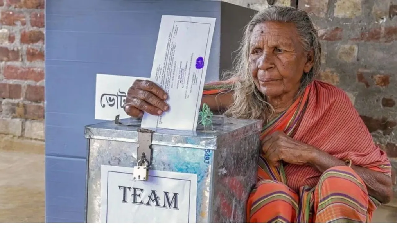 bihar election- elderly and differently abled voters