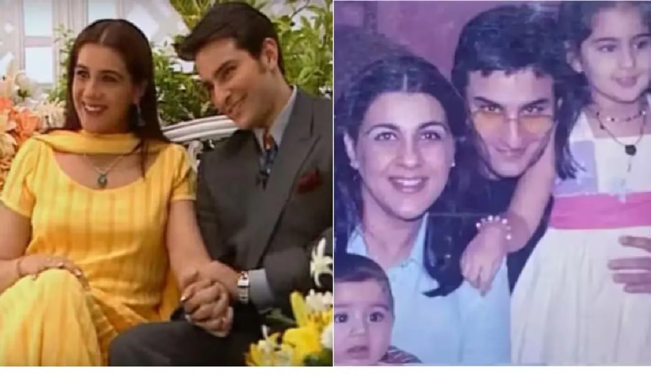 saif Ali Khan n Amrita Singh