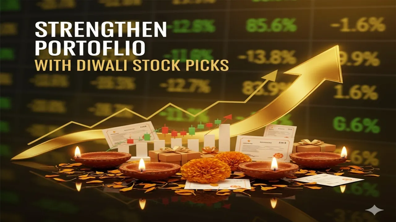 Diwali stock picks, Diwali investment ideas for long-term wealth, Best large-cap stocks, Top 5 large-cap investments, Portfolio ideas for Diwali, High-performing large-cap shares, Stocks to buy before Diwali, दिवाली स्टॉक
