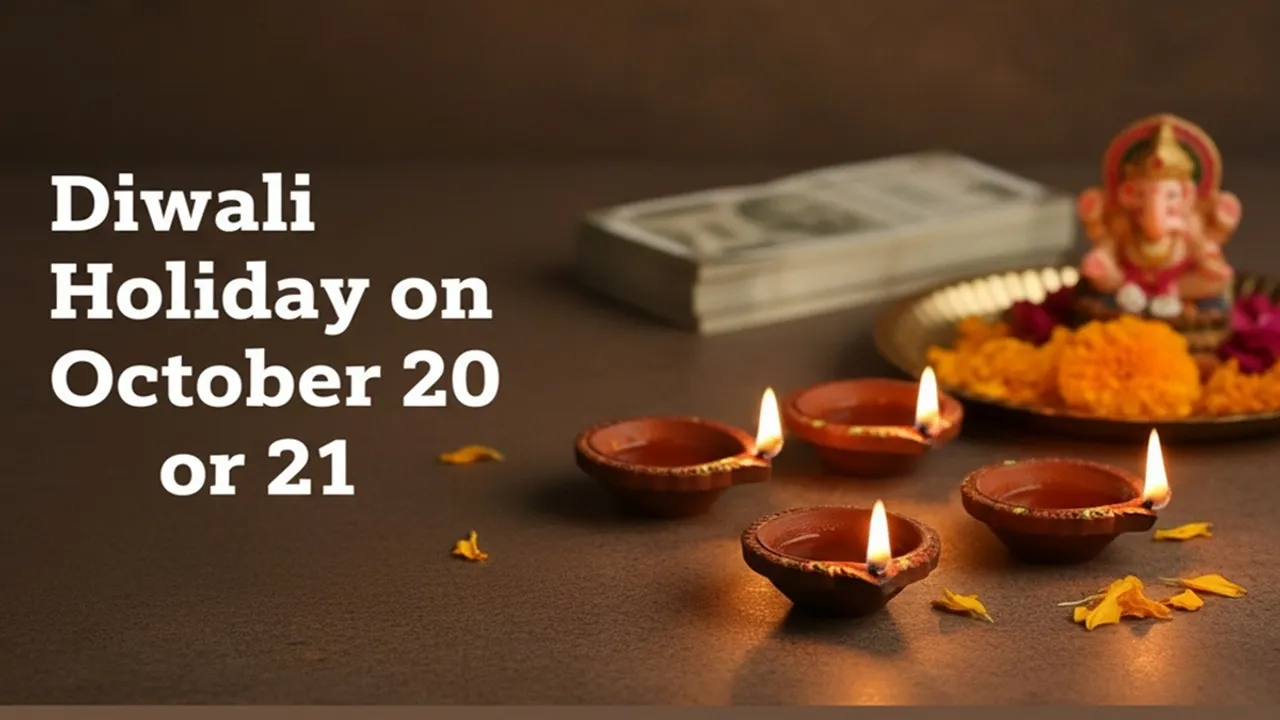 Diwali bank holidays 2025, Diwali bank closure 2025, bank holidays October 2025, Diwali holiday list 2025, 20 or 21 October bank holiday, दिवाली बैंक छुट्टी 2025, अक्टूबर बैंक हॉलिडे, दिवाली बैंक बंद कब रहेगा, बैंक छुट्टियों की लिस्ट 2025, दिवाली 2025 की छुट्टियां
