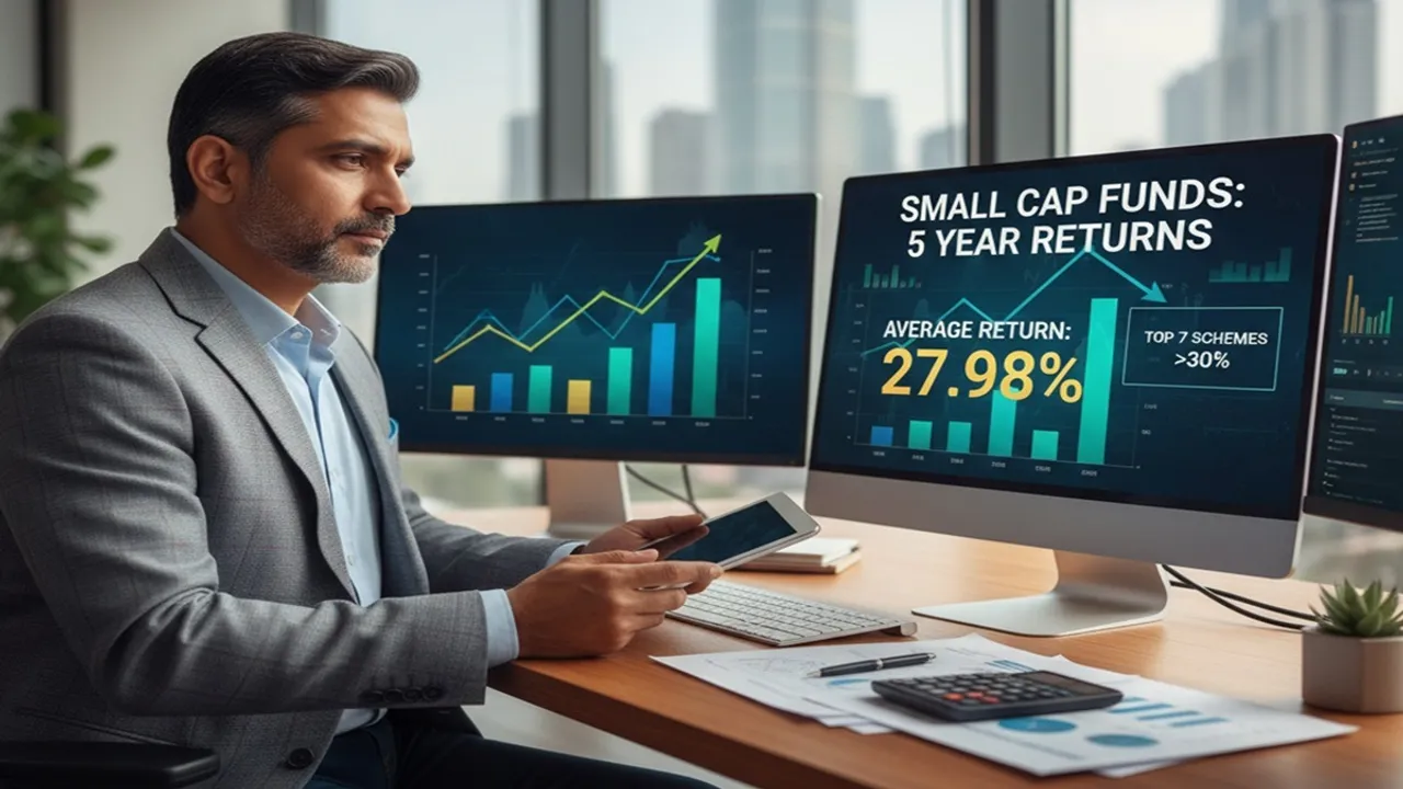 Top 7 Small Cap Funds, Quant Small Cap Fund, Nippon India Small Cap Fund, Invesco India Small Cap Fund, HDFC Small Cap Fund, Bandhan Small Cap Fund, Tata Small Cap Fund, HSBC Small Cap Fund