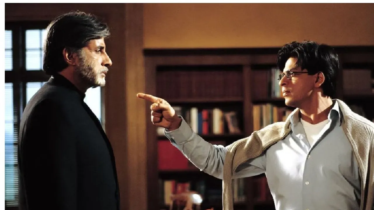 Amitabh Bachchan and Shahrukh Khan