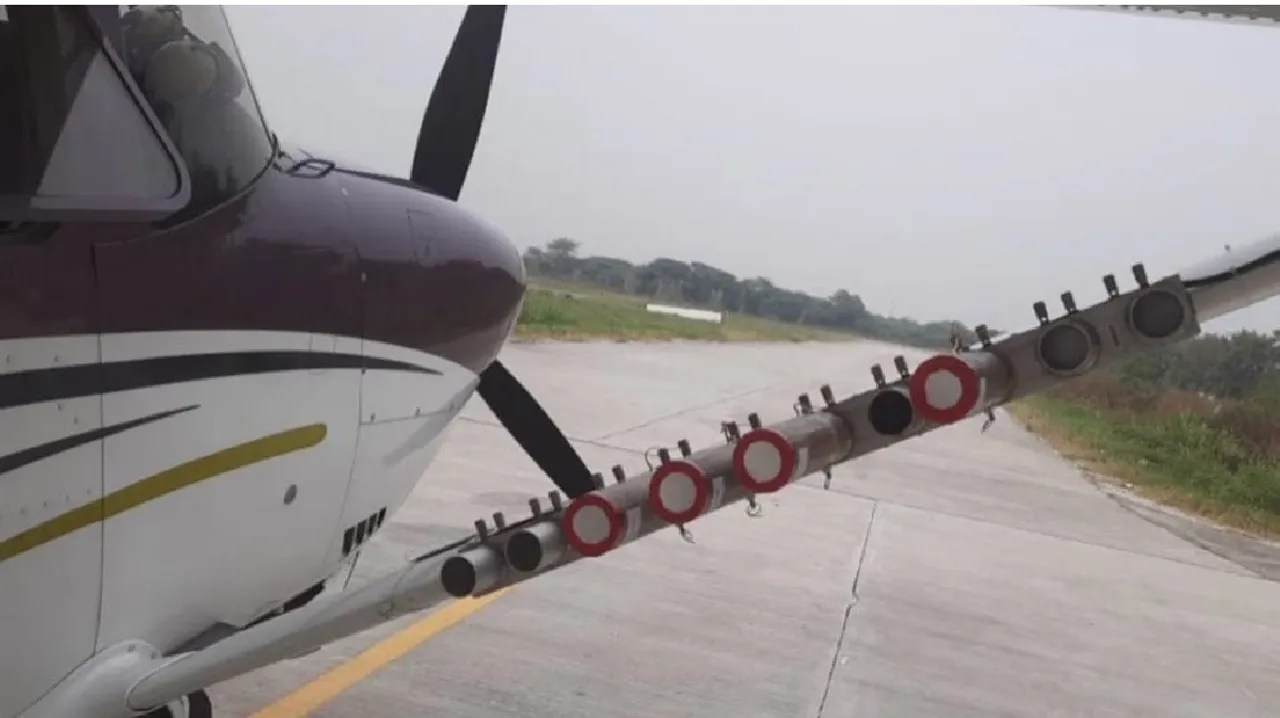 cloud seeding by plane