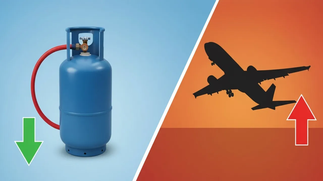 LPG jet Fuel Price, LPG cylinder price in Delhi Mumbai Kolkata Chennai today, 19 kg commercial LPG cylinder latest price, LPG price cut November 2025 details, Why jet fuel prices increased in India, How ATF price hike affects airfare, LPG सिलेंडर और जेट फ्यूल में बदलाव, नवंबर 2025 में गैस और हवाई ईंधन के नए रेट, एयरलाइंस और यात्रियों पर ATF महंगाई का असर, Domestic LPG price unchanged commercial LPG cheaper, Latest fuel price updates from Indian Oil, LPG price cut and jet fuel hike November 2025, नवंबर 2025 में LPG सस्ता जेट फ्यूल महंगा